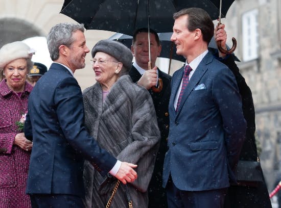 Kong Frederik og prins Joachim