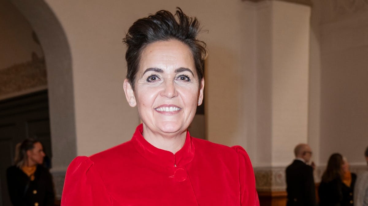 Pia Olsen Dyhr på Christiansborg mandag. 
