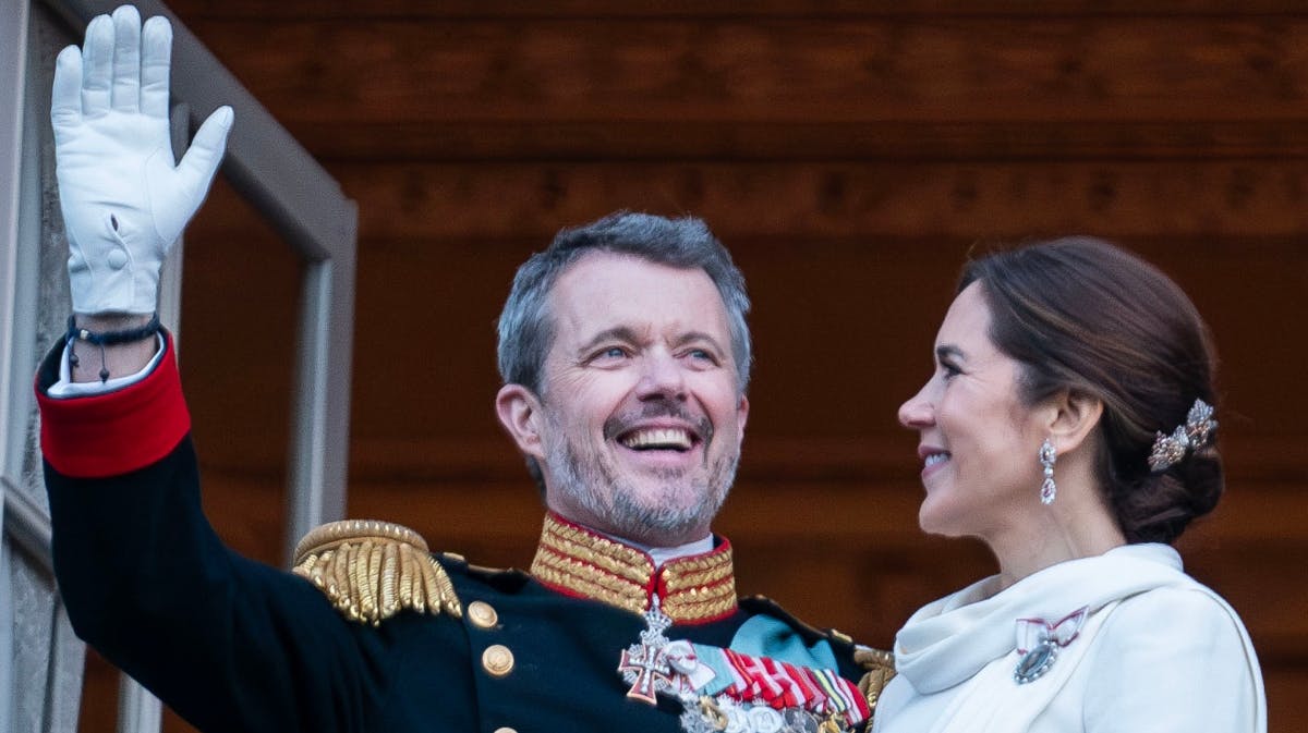 Kong Frederik og dronning Mary., 