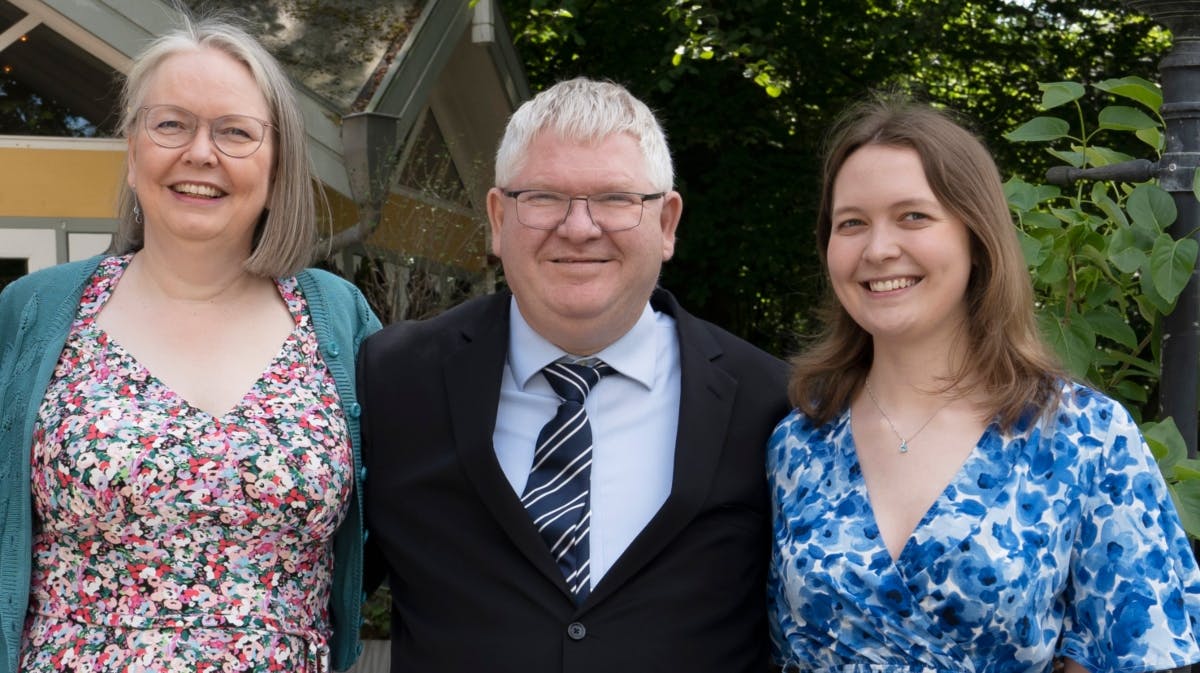 Theresia, Lars og Rachel