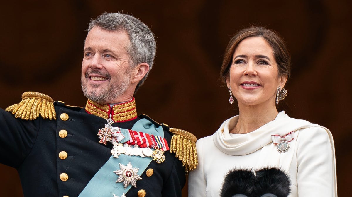 Kong Frederik og dronning Mary.