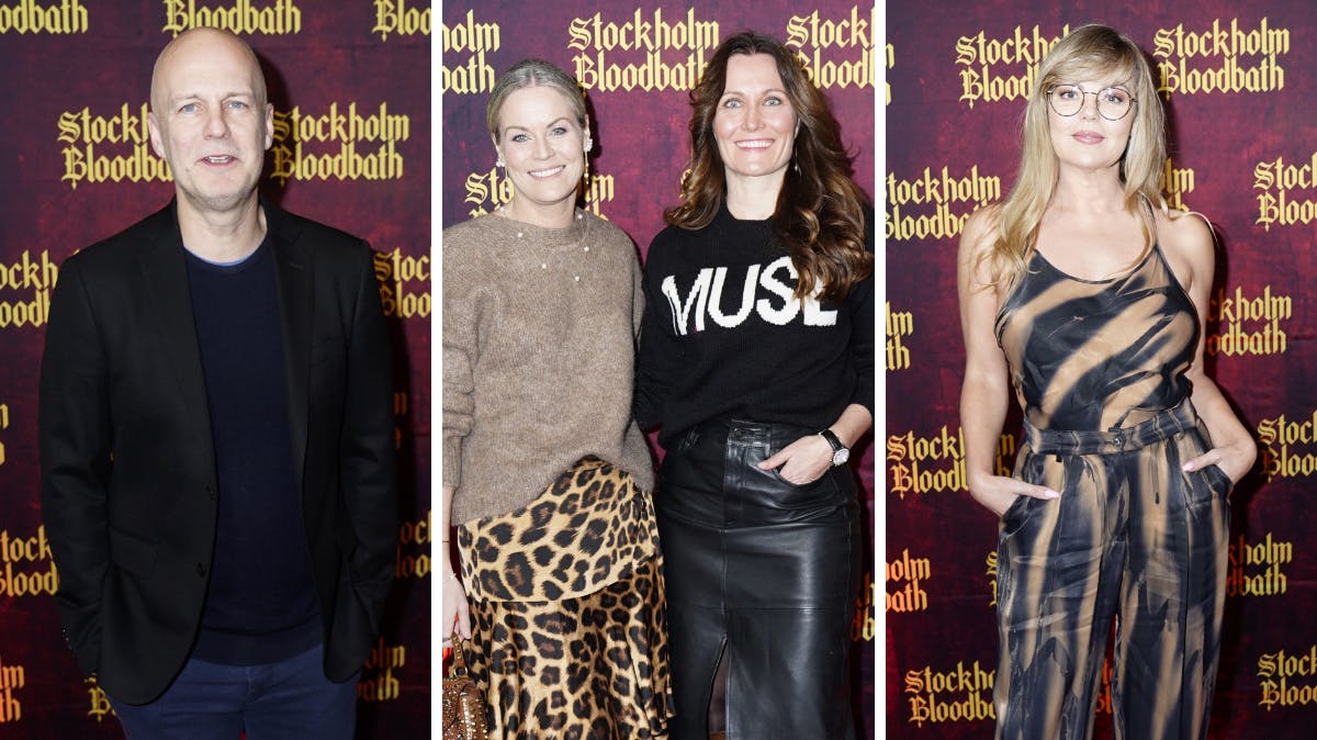Gæster til premiere på filmen ”Stockholm Bloodbath”.