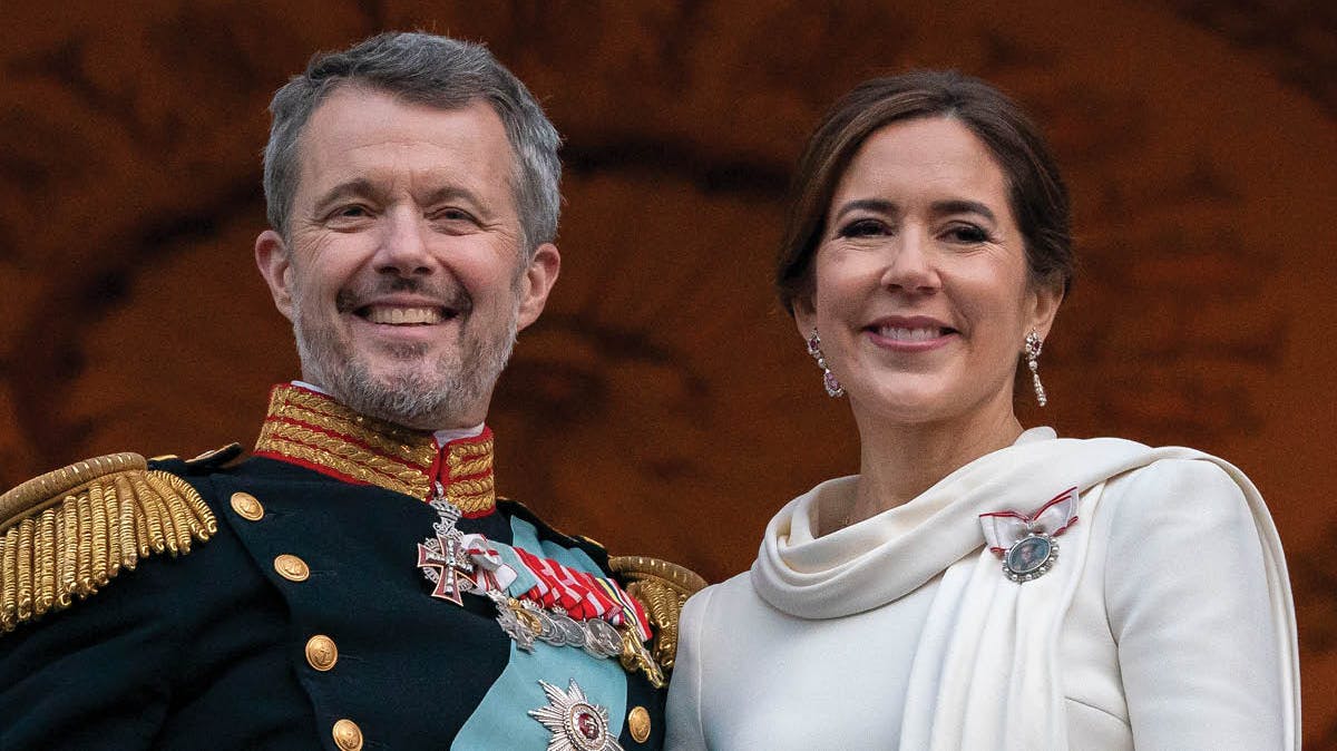 Kong Frederik og dronning Mary.