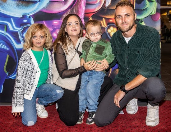 Nalina, Karina, Noor og Kasper.