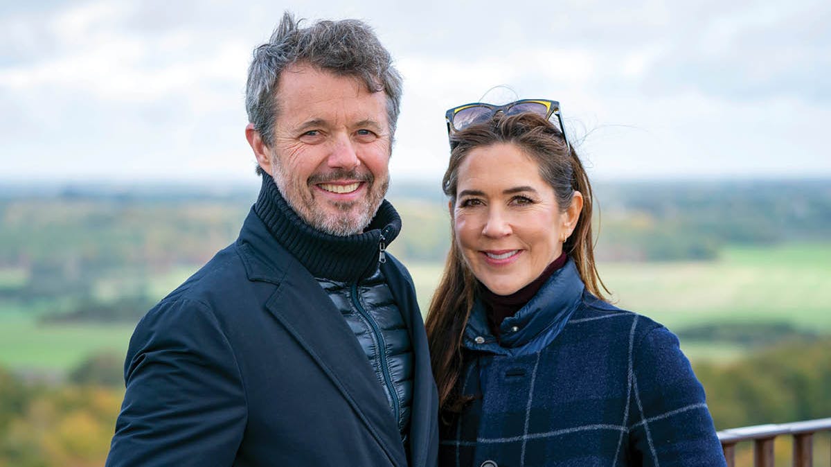 Kong Frederik og dronning Mary.