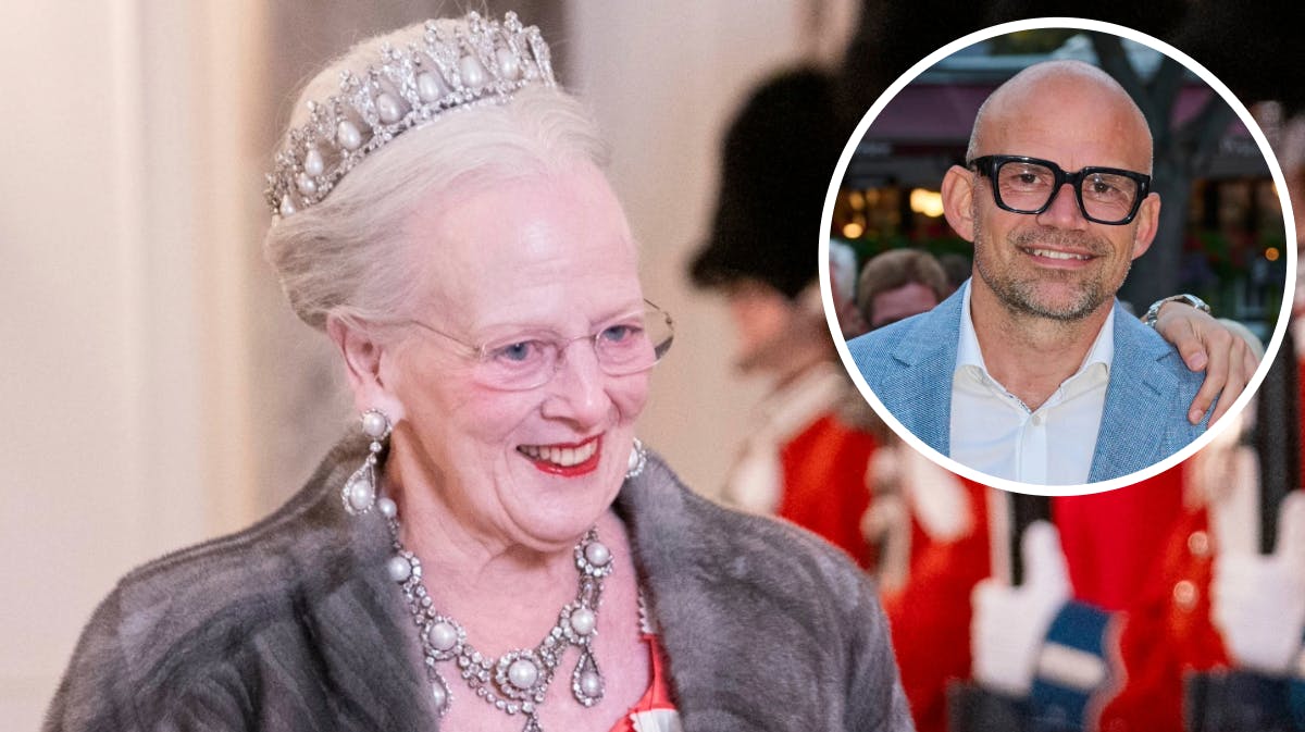 Dronning Margrethe og Jesper Vollmer. 