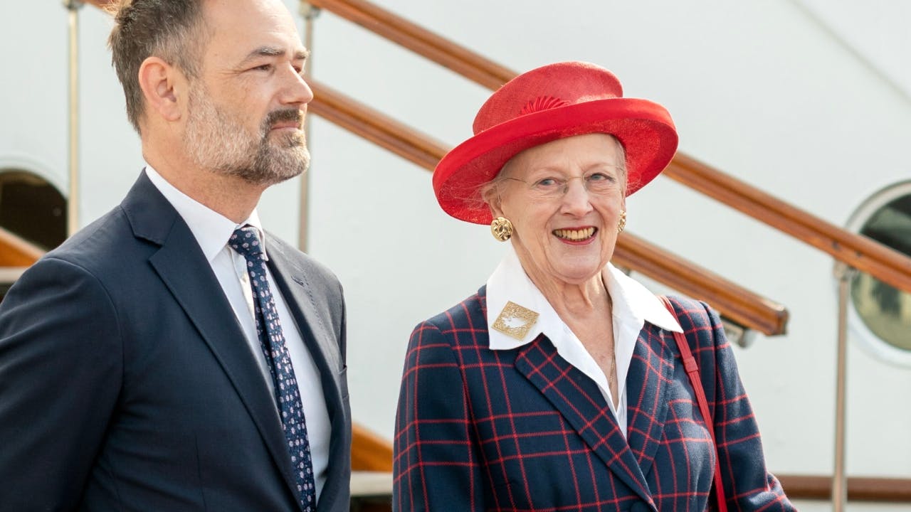 Borgmester i Aarhus Jacob Bundsgaard og dronning Margrethe