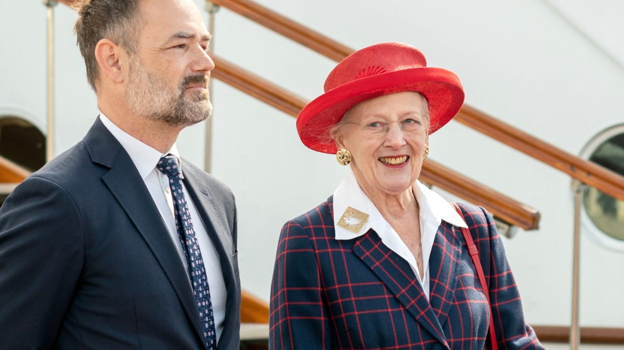 Borgmester i Aarhus Jacob Bundsgaard og dronning Margrethe