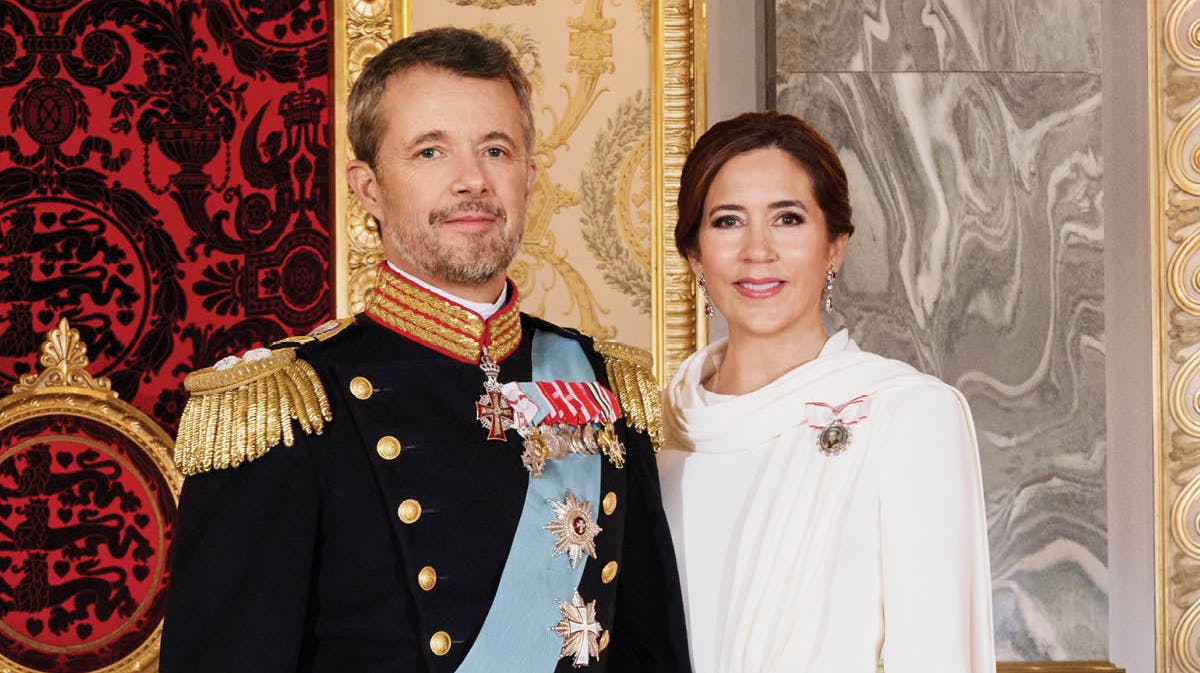 Kong Frederik og dronning Mary.