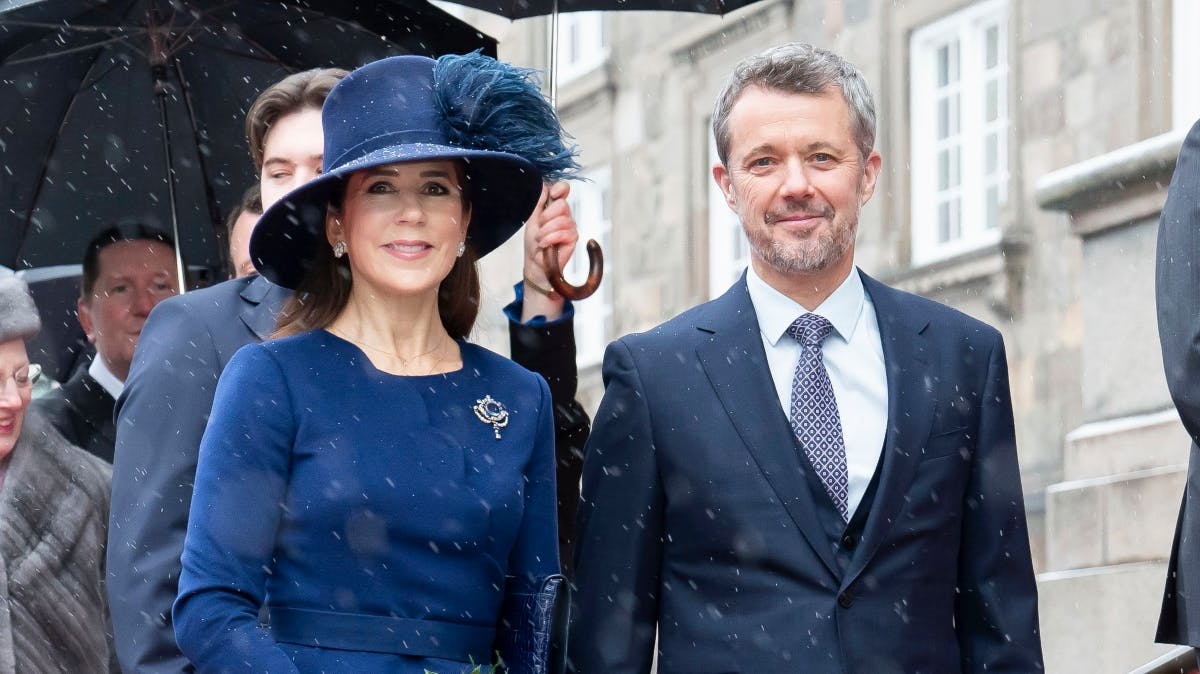 Dronning Mary og kong Frederik