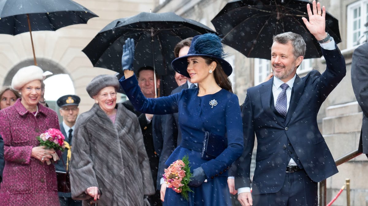 Dronning Mary og kong Frederik