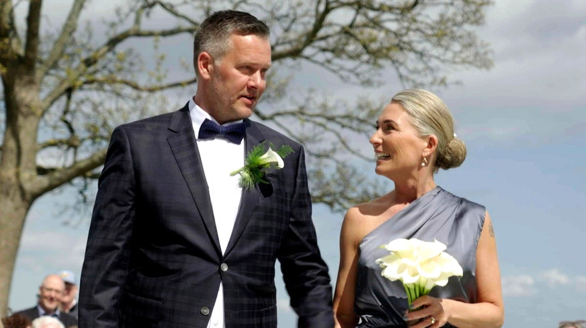 Martin og Pernille i "Gift ved første blik". 