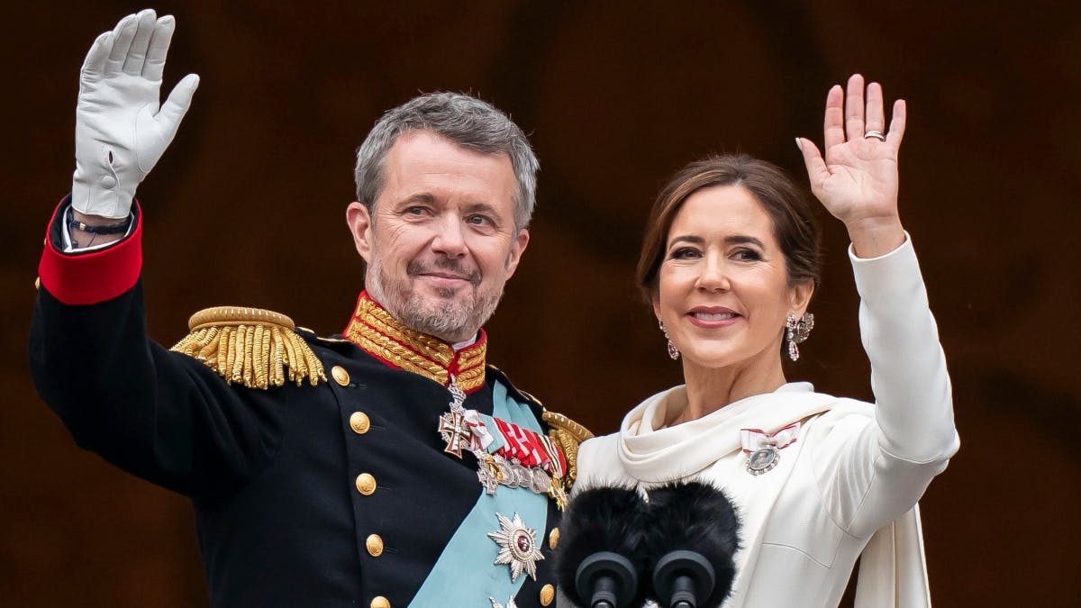 Kong Frederik og dronning Mary.