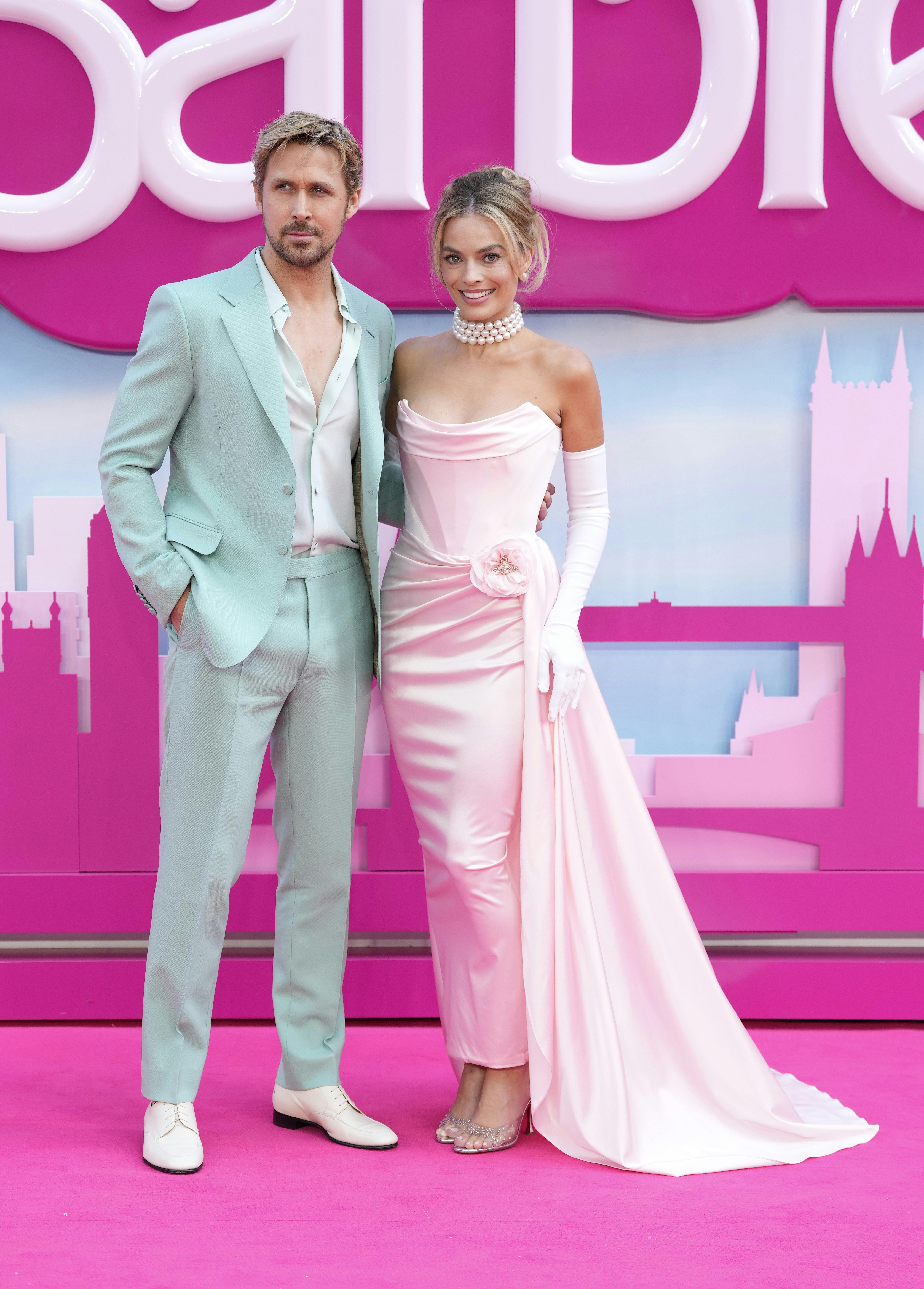 Ryan Gosling og Margot Robbie.