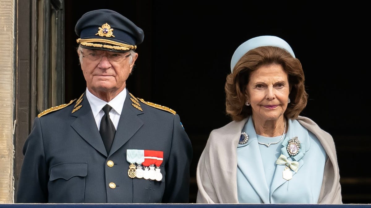 Kong Carl Gustaf og dronning Silvia&nbsp;