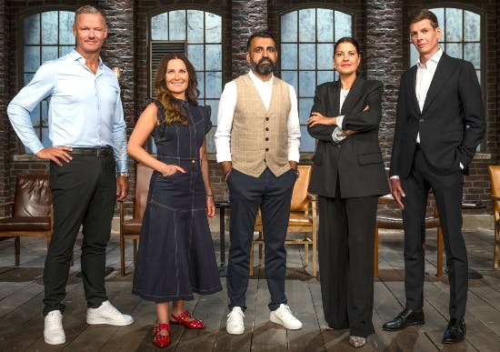 Løverne Morten Larsen, Louise Herping, Tahir Siddique, Anne Stampe og Nikolaj Nyholm.