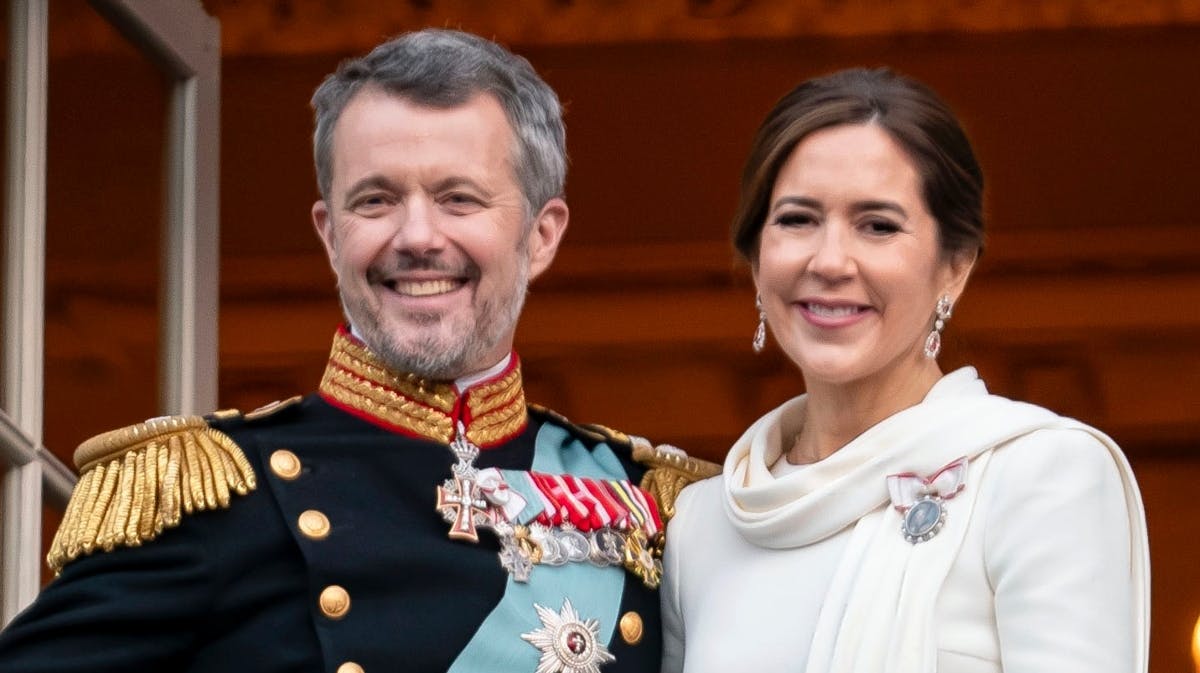 Kong Frederik og dronning Mary. 