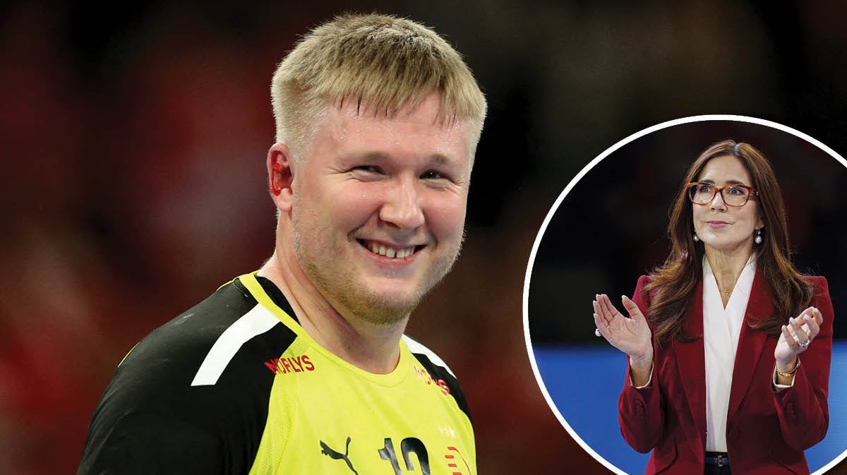 Målmand Emil Nielsen var lige ved at overse, at det var selveste dronning Mary, der trykkede hans hånd.