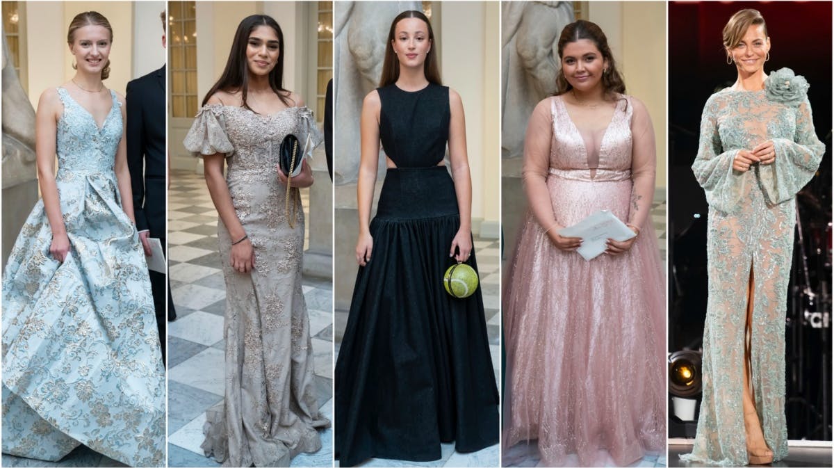 Top fem i afstemningen om Årets kjole 2023