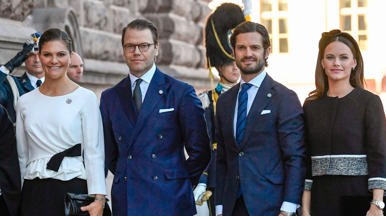 Kronprinsesse Victoria, prins Daniel, prins Carl Philip og prinsesse Sofia