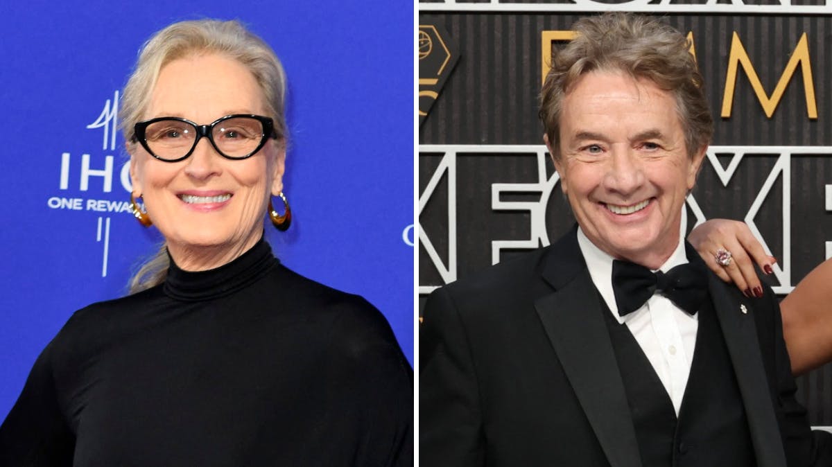 Meryl Streep og Martin Short. 