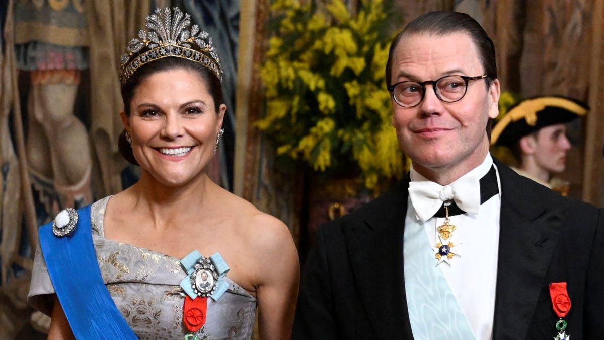 Kronprinsesse Victoria og prins Daniel. 