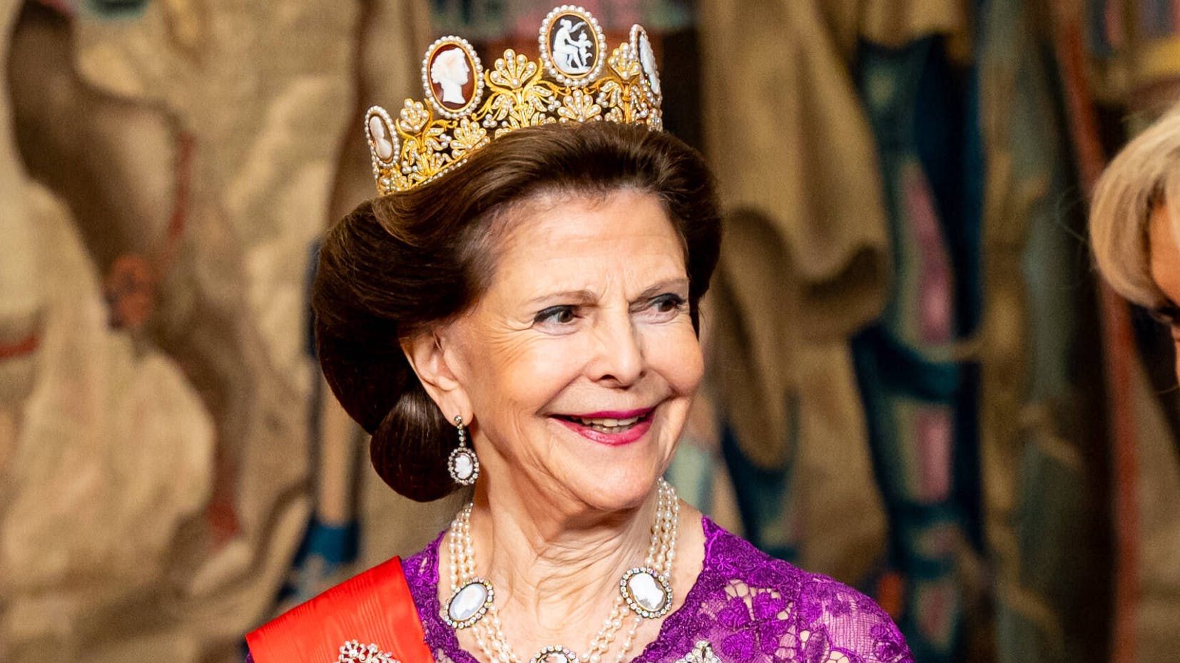 Dronning Silvia.
