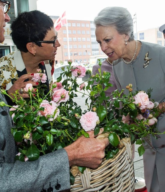 Rosa Eskelund og prinsesse Benedikte