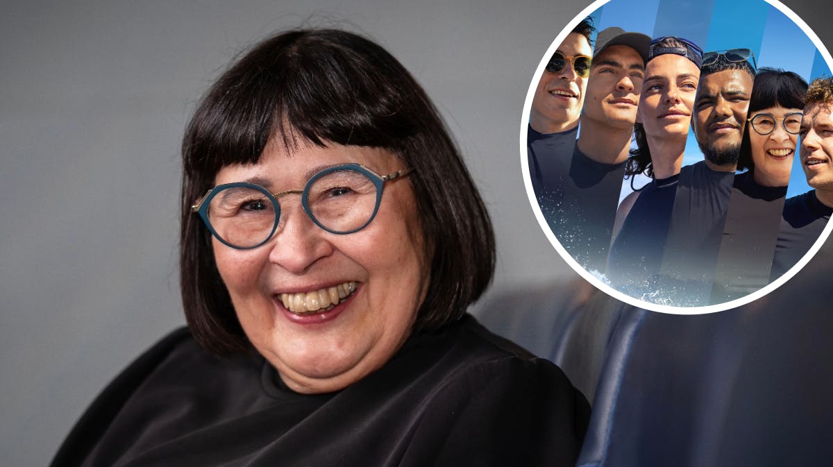 Rosa Kildahl og "Over Atlanten"-holdet. 