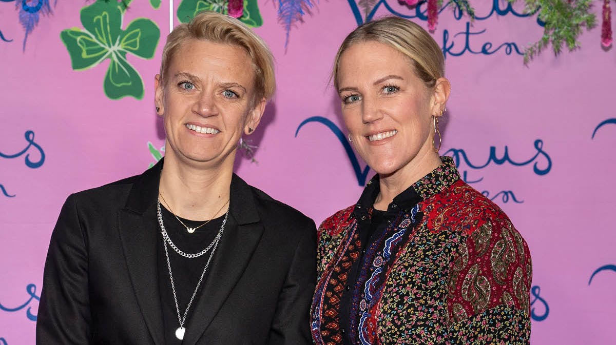 Pernille Wass og Michelle Kristensen. 