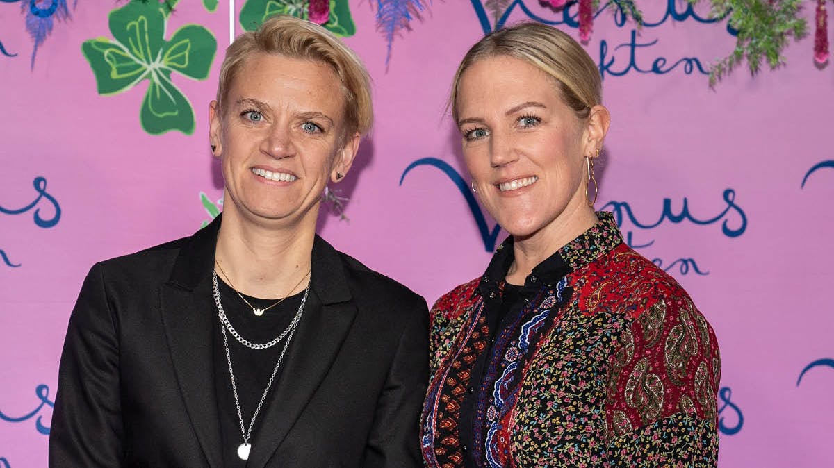 Pernille Wass og Michelle Kristensen.