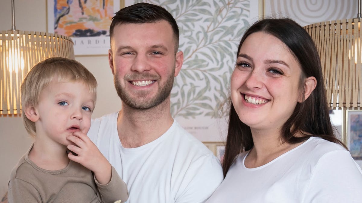 Louie, Daniel og Asta 