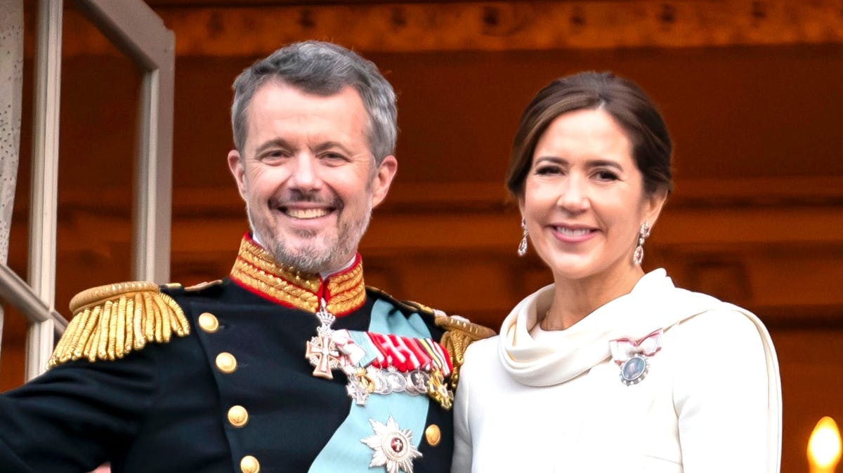 Kong Frederik og dronning Mary.