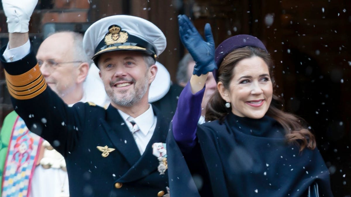 Kong Frederik og dronning Mary.