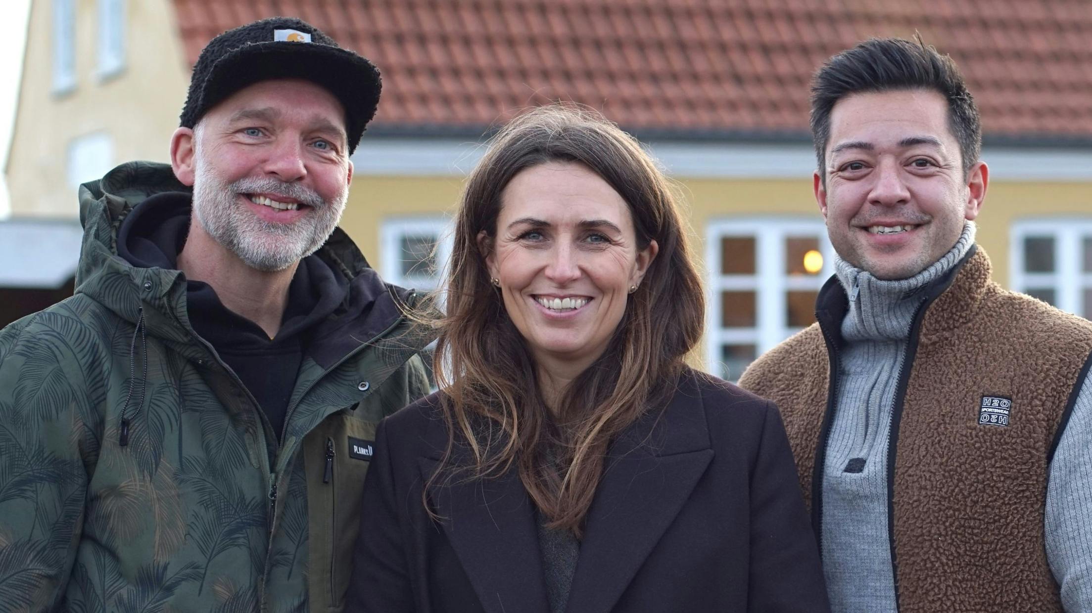Kalle Thesbjerg, Line Franck og Dennis Lindequist fra "I hus til halsen".