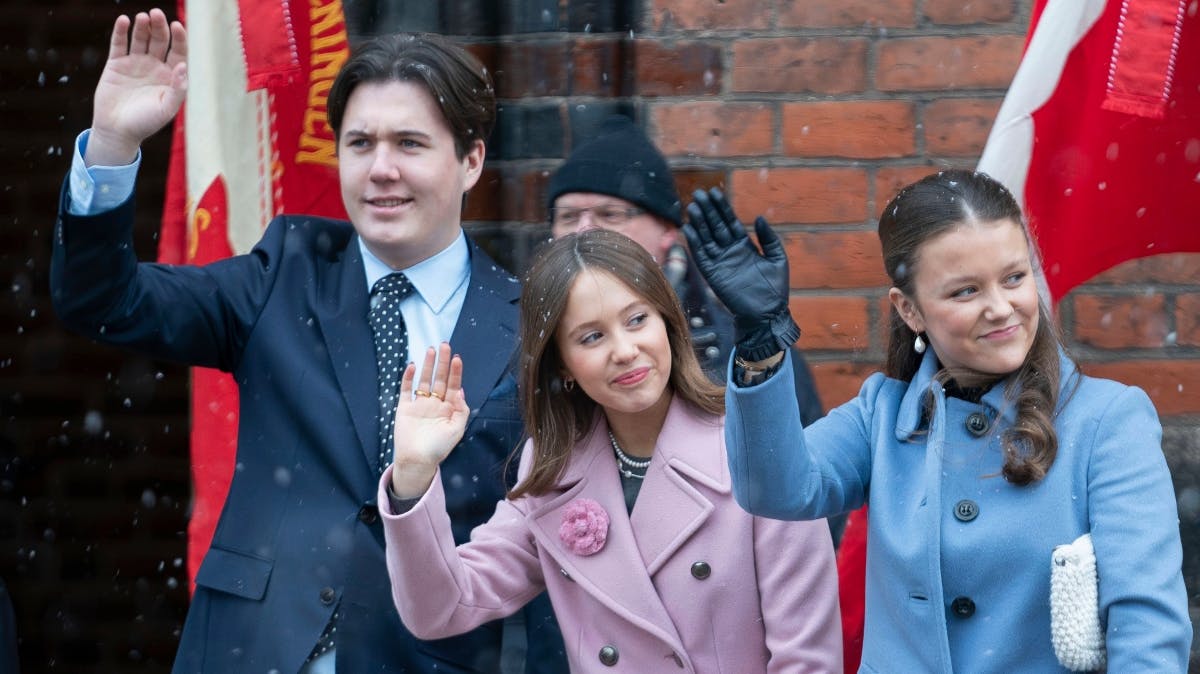 Kronprins Christian, prinsesse Josephine og prinsesse Isabella