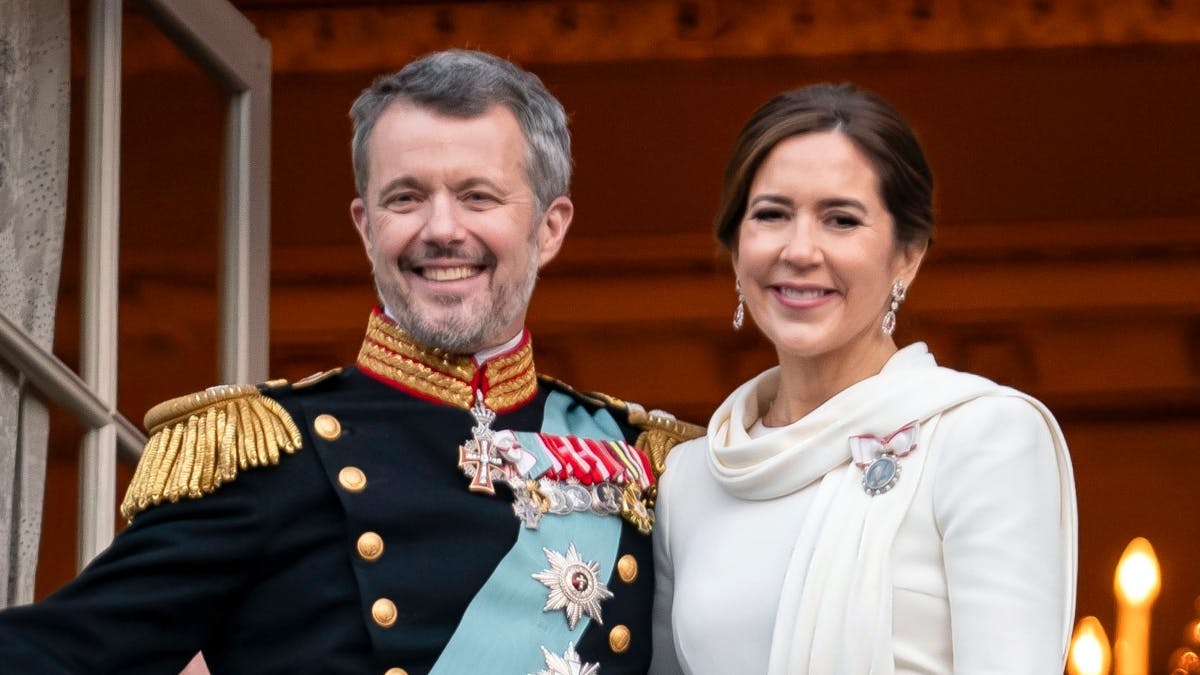 Kong Frederik og dronning Mary.