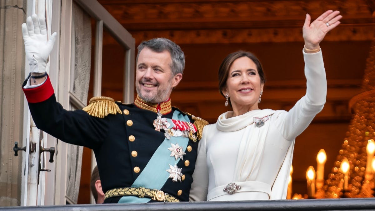 Kong Frederik og dronning Mary.&nbsp;