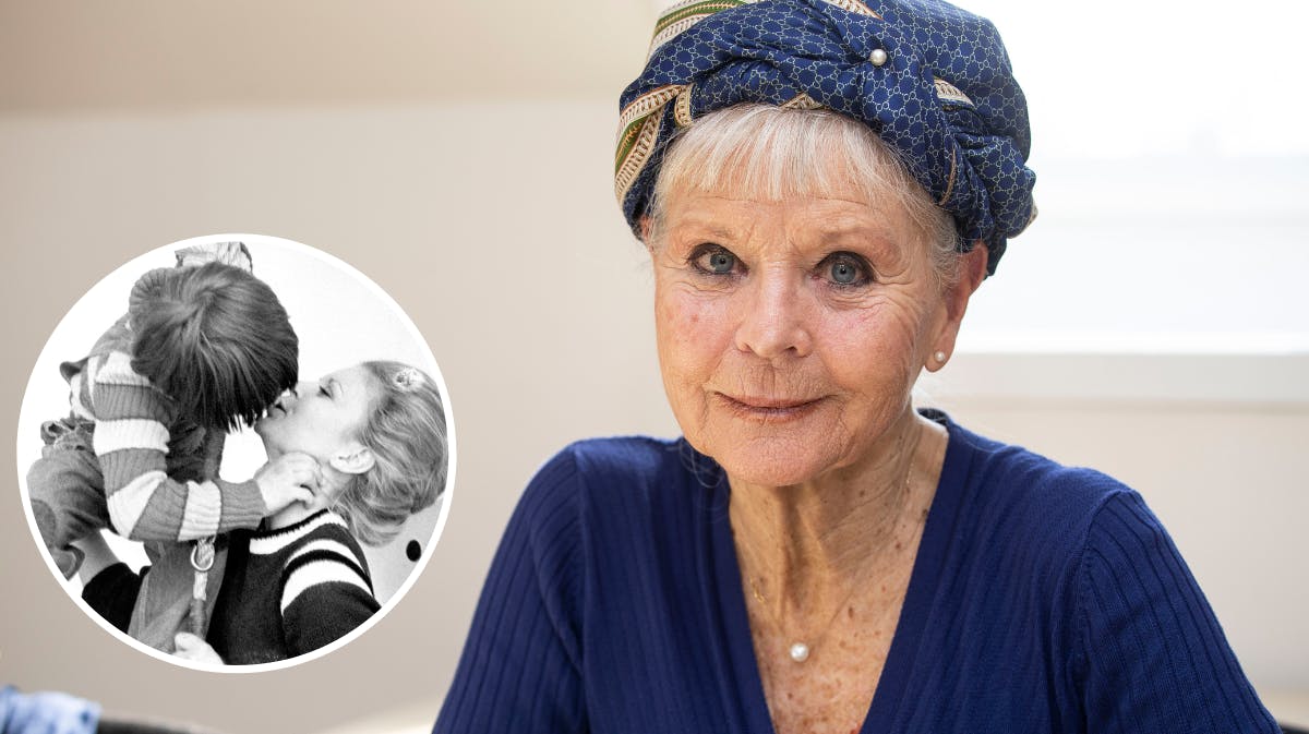 Lone Hertz. Indsat foto af Lone Hertz med Tomas.