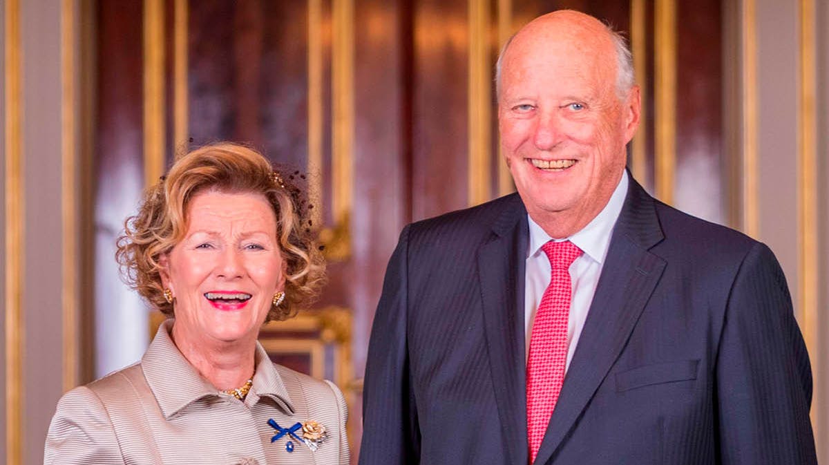 Dronning Sonja og kong Harald.