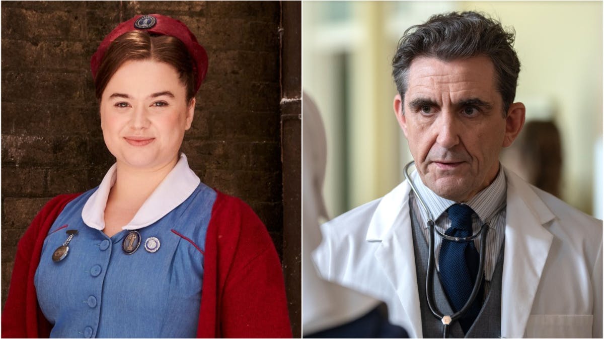 Nancy og dr. Turner i "Jordemoderen".