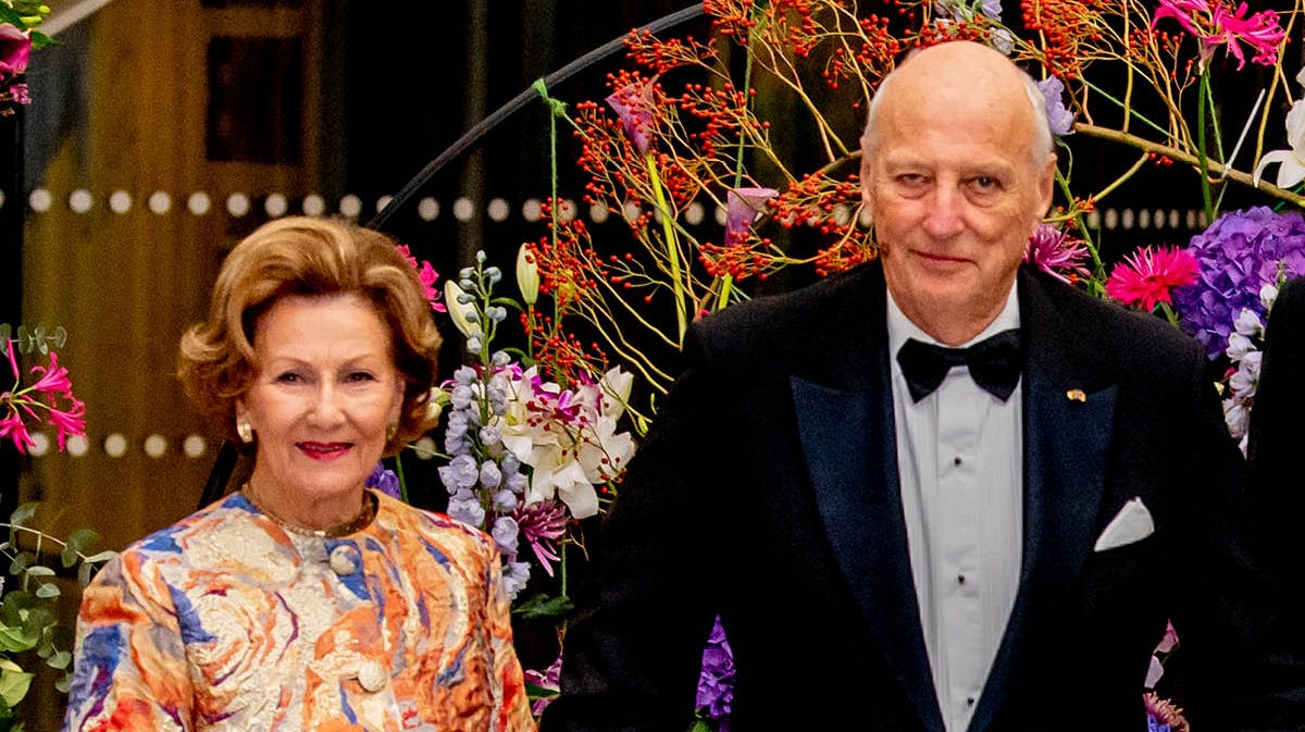 Dronning Sonja og kong Harald, arkivfoto.