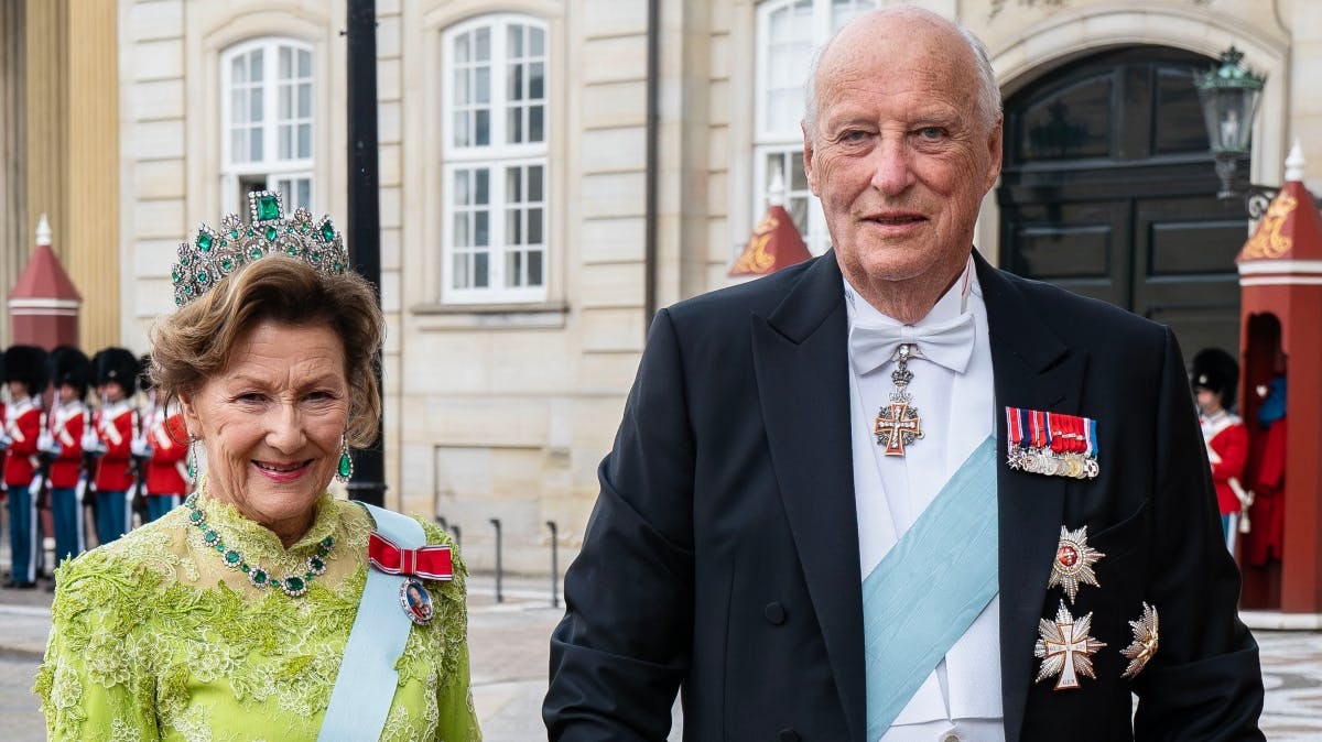 Dronning Sonja og kong Harald