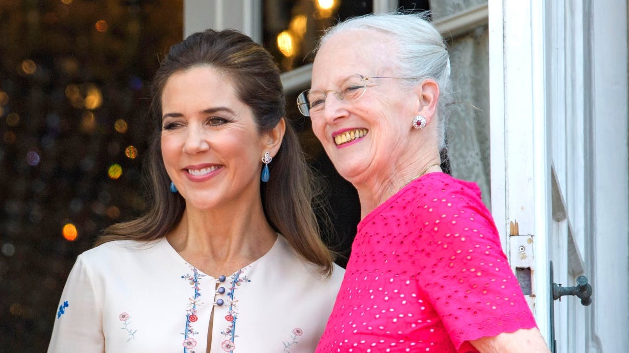 Dronning Mary og dronning Margrethe