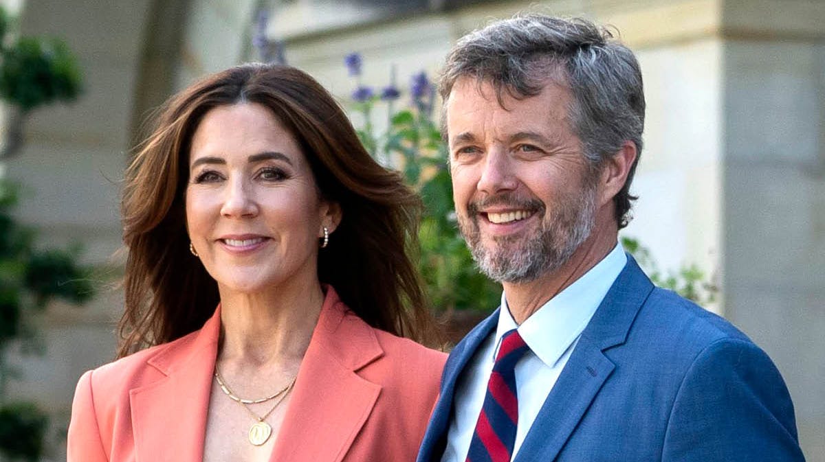 Dronning Mary og kong Frederik.