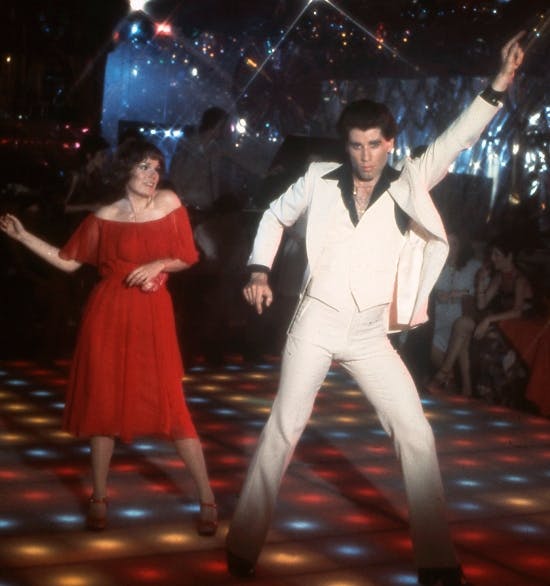 John Travolta som Tony Manero i "Saturday Night Fever".