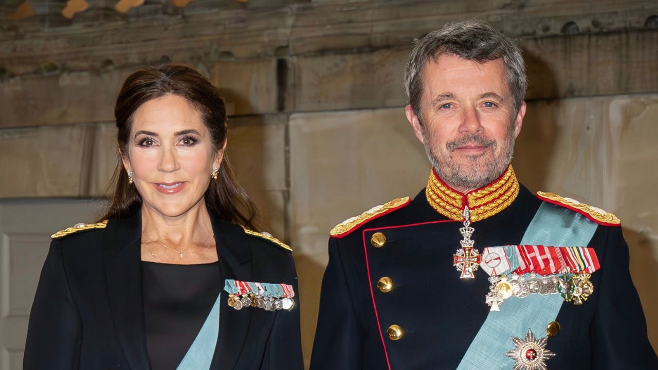 Dronning Mary og kong Frederik