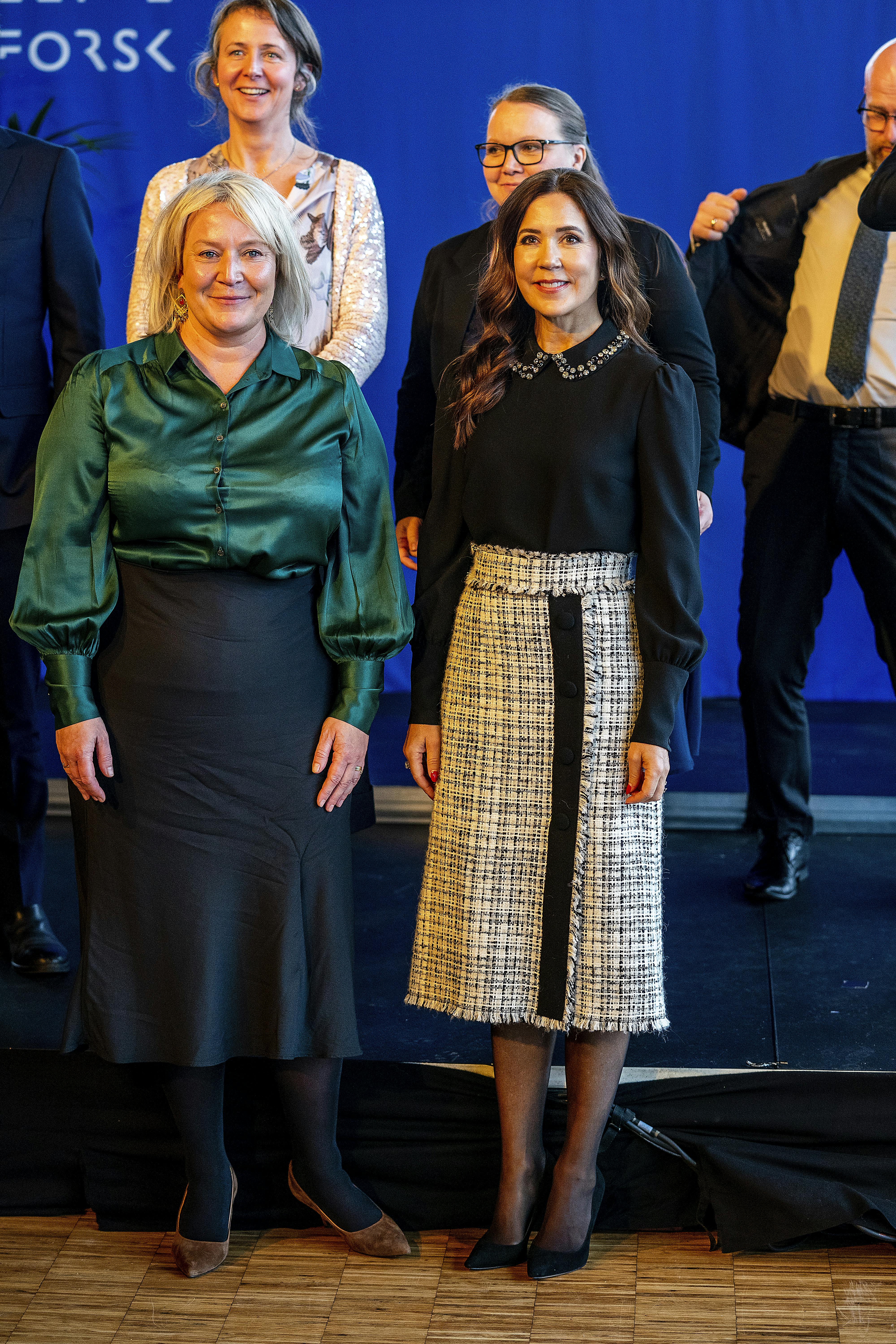 Kronprinsesse Mary forestår uddelingen af Uddannelses- og Forskningsministeriets EliteForsk-priser 2023. Skuespilhuset, Sankt Annæ 