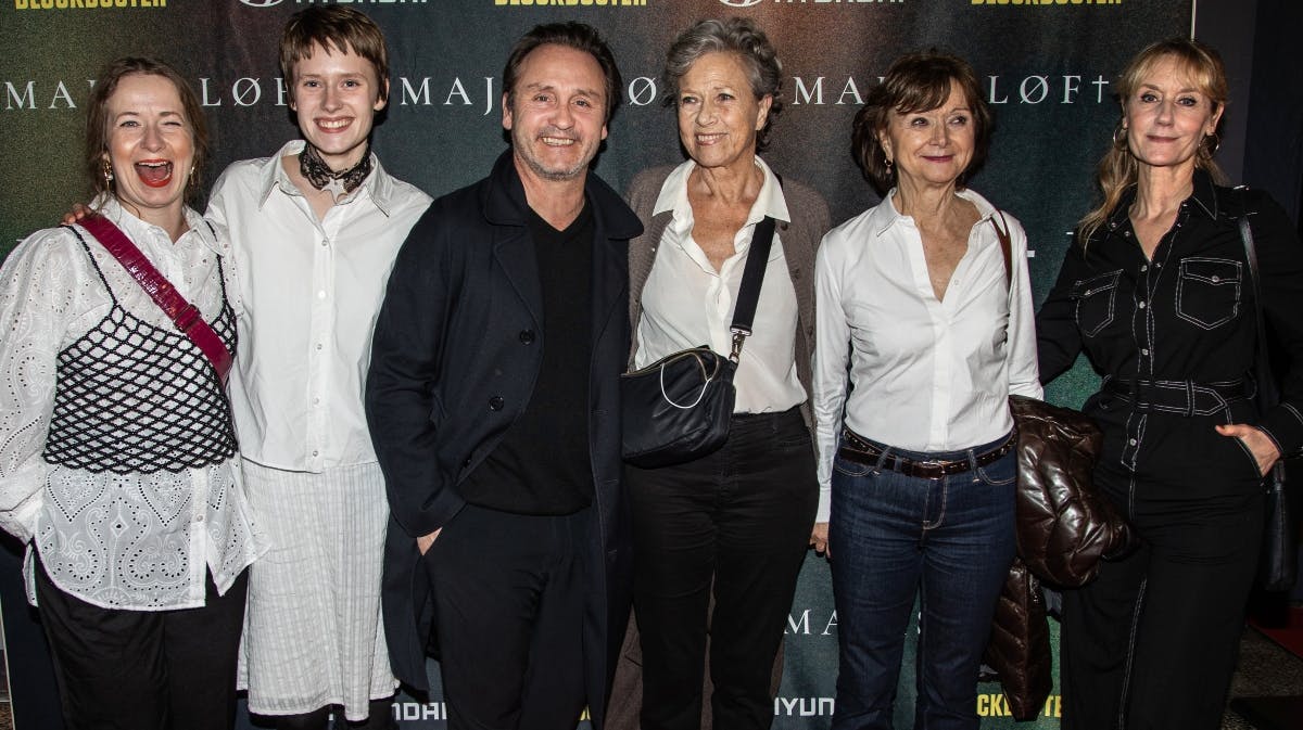 Ulla Vejby, Kamille Yde Wenneberg, Lars Ranthe, Birthe Neumann, Sonja Oppenhagen og Anette Støvelbæk