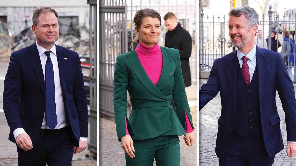 Kong Frederik deltager i Fredsgudstjeneste.